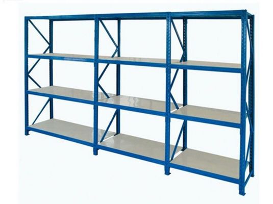Качество  Warehouse Steel Medium Duty Storage Rack With Upright Fram And Beams OEM Service фабрика