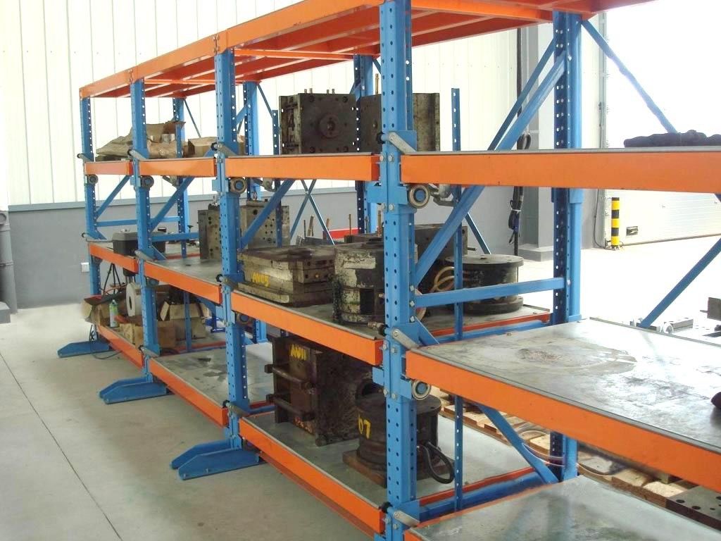 Регулируемые вытягиваемые решетки для хранения форм Системы для промышленности пластиковых форм 2T весовой нагрузки