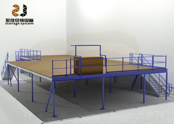 500-1500 кг/кв.м. Металлические мезанниновые системы, Хранилище Мезанниновые наземные склады